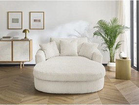 Бежово кресло от рипсено кадифе Belem – Bobochic Paris