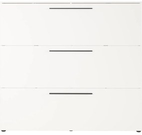 Бял шкаф за обувки с панти Utah - Germania