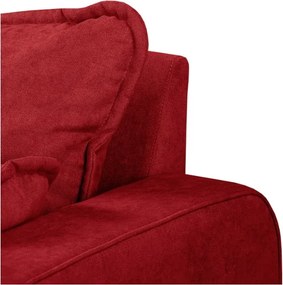 Червен ъглов диван (ляв ъгъл) Beata - Ropez