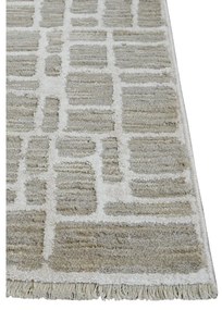 Сиво-бежов килим 80x150 cm Jaipur - Webtappeti