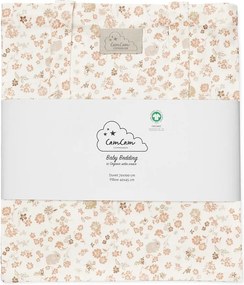 Бежово детско спално бельо от органичен памук 70x100 cm Augusta – Cam Cam Copenhagen