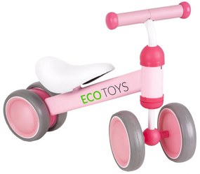 Детски велосипед в розово ECOTOYS