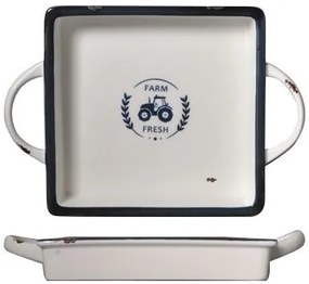 Horecano - Порцеланово плато квадратно 25.4x18x4см HAPPY FARM- (HF-56218)