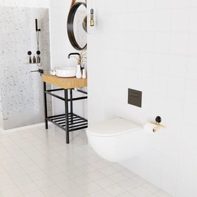 Бамбукова самозадържаща се поставка за тоалетна хартия Bestlock SPA - Compactor