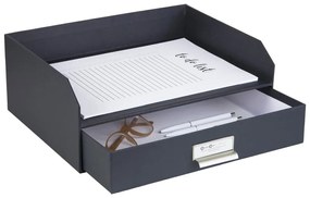 Картонен органайзер за докумнети с чекмедже Walter – Bigso Box of Sweden
