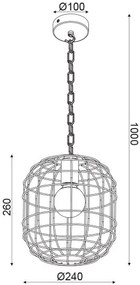 Покривна лампа Earline mini