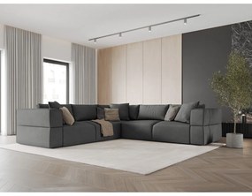 Тъмносив променлив ъглов диван Esther – Milo Casa