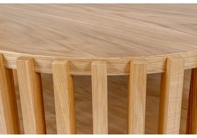 Дъбова маса за кафе , ø 83 cm Drum - Woodman