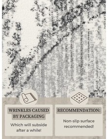 Сиво-кремав кръгъл килим ø 160 cm Gloria Lydia – Hanse Home