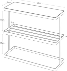 Сгъваема маса 18x48 cm Frame - YAMAZAKI