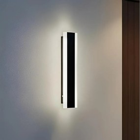 LED външно стенно осветително тяло MIRANA S LED/8W/230V 4000K IP44 30 cm черно