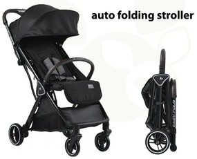 Детска лятна количка Easy fold CANGAROO - черна