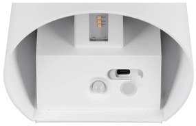 LED стенно външно осветително тяло с USB със сензор за движение (височина 10 cm) Genie – Trio