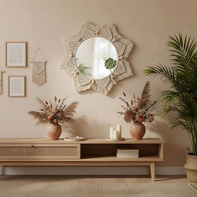 Бохо стенно огледало 53CM 322048
