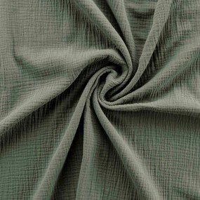 Удължено муселиново спално бельо за двойно легло в цвят каки 240x260 cm Angelia – douceur d'intérieur