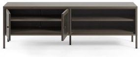 Сива метална маса за телевизор 160x50x35 cm Layna – Marckeric