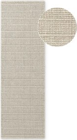 Кремава ръчно изработена вълнена пътека 80x250 cm Camden Parker – Ted Baker