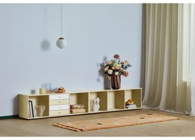 Светложълт нисък скрин 267x61 cm Mistral – Hammel Furniture