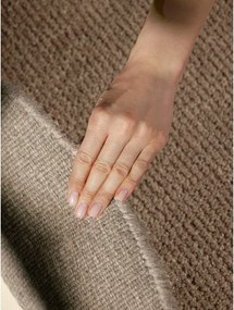 Бежов ръчно изработен вълнен кръгъл килим ø 200 cm Greenwich – Ted Baker