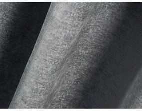 Сиво тапицирано двойно легло с място за съхранение с включена подматрачна рамка 160x200 cm Lupine – Micadoni Home