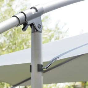 Градински чадър със странична стойка Hesperide Manoa, 3 m - Кехлибар