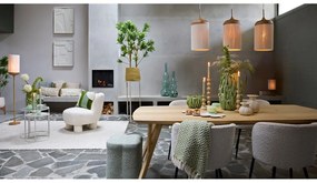 Кремави метални трапезни столове в комплект 2 бр. Radaja – Light &amp; Living