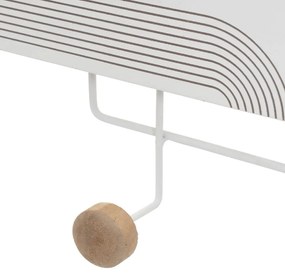 Бяла стенна закачалка Arch – Casa Selección