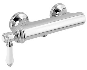 Стенна душ батерия в лъскаво-сребрист цвят (1 изход) Vienna – Sapho