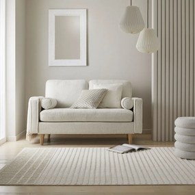 Бял килим от шенил подходящ за пране 200x320 cm Elton – Flair Rugs