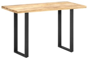 285837 vidaXL Трапезна маса, 120x60x76 cм, мангово дърво масив