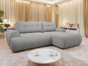 Ъглов диван Fiorano-Сиво-Десен