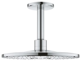 Ceiling Душ глава с рамо Grohe Rain Душ Smart Active-Glossy Silver