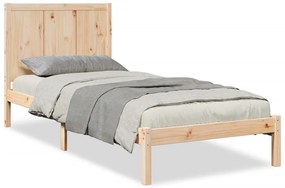 3309255 vidaXL Рамка за легло без матрак, 100x220 см, масивна дървесина