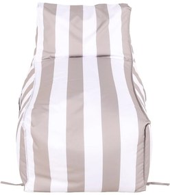 Градински чувал за сядане в бял и сив цвят – Bonami Essentials