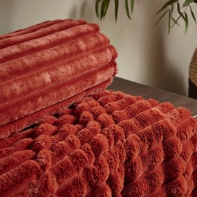 Одеяло от микрофлийс 130x170 cm Cosy Ribbed - Catherine Lansfield