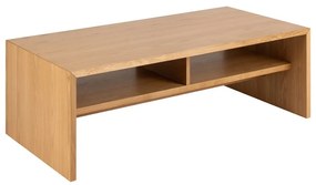 Масичка за кафе от декор от дъб в естествен цвят 60x120 cm Arlon – Actona