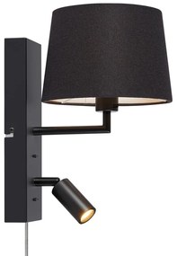 Черно LED осветление за стена (дължина 28,5 cm) Como - Markslöjd