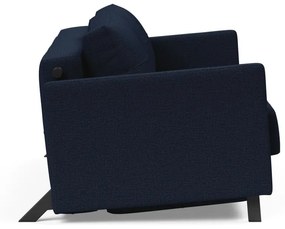 Тъмносин разтегателен диван Cuber с подлакътници Mixed Dance Blue, 100 x 174 cm Cubed - Innovation