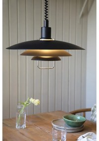 Черна висяща лампа Kikrenes, ø 48 cm Kirkenes - Markslöjd