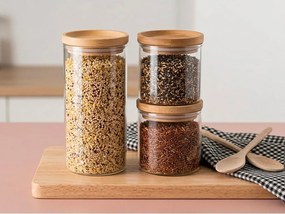 Комплект стъклени буркани 3 бр. Hermetic - Ego Dekor