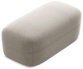 Бежова кадифена табуретка Moana – Makamii