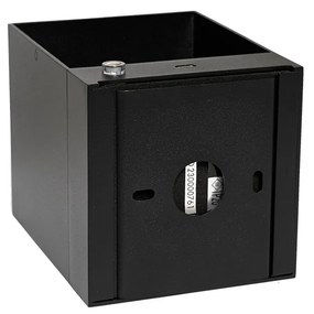 Стенна лампа черна с LED и сензорен димер акумулаторна - Joris