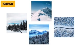 Комплект картини – Красотите на снежната природа