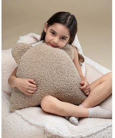 Светлокафява детска възглавница за диван от букле Bear – Wigiwama