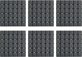 Подложки против хлъзгане за вани в комплект от 5 бр. 13x13 cm Quadro – MSV