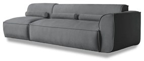 Сив модулна лежанка (десен ъгъл) Flex Felix – Miuform