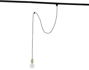 Висяща лампа с релсова окачване златиста - Cavalux