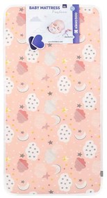 KIKKA BOO Матрак FANTASIA PLUS 60/120/7 см CLOUDS PEACH
