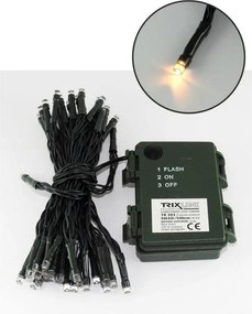 LED външна гирлянда 50 x LED / 2 функции 5,4 m IP44 топла бяла