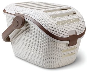 Бяла кутия за транспортиране на животни Vintage - Curver